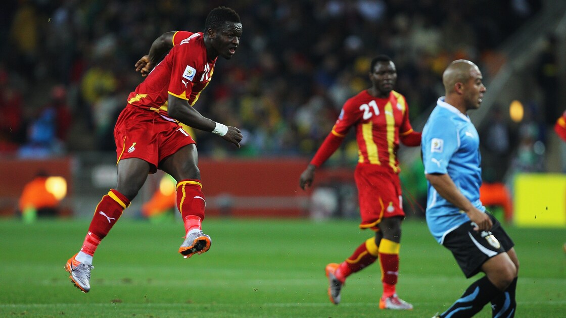 Sulley Muntari Goal 45'+1' | Uruguay v Ghana | 2010 FIFA World Cup South Africa™