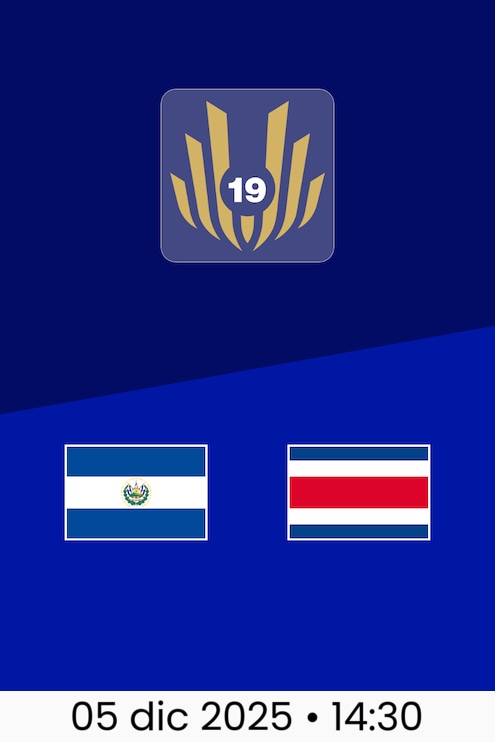 El Salvador vs Costa Rica | Grupo B | Torneo Sub-19 UNCAF FIFA Forward 2025