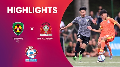 Tensung FC vs BFF Academy | Bhutan Premier League | Highlights