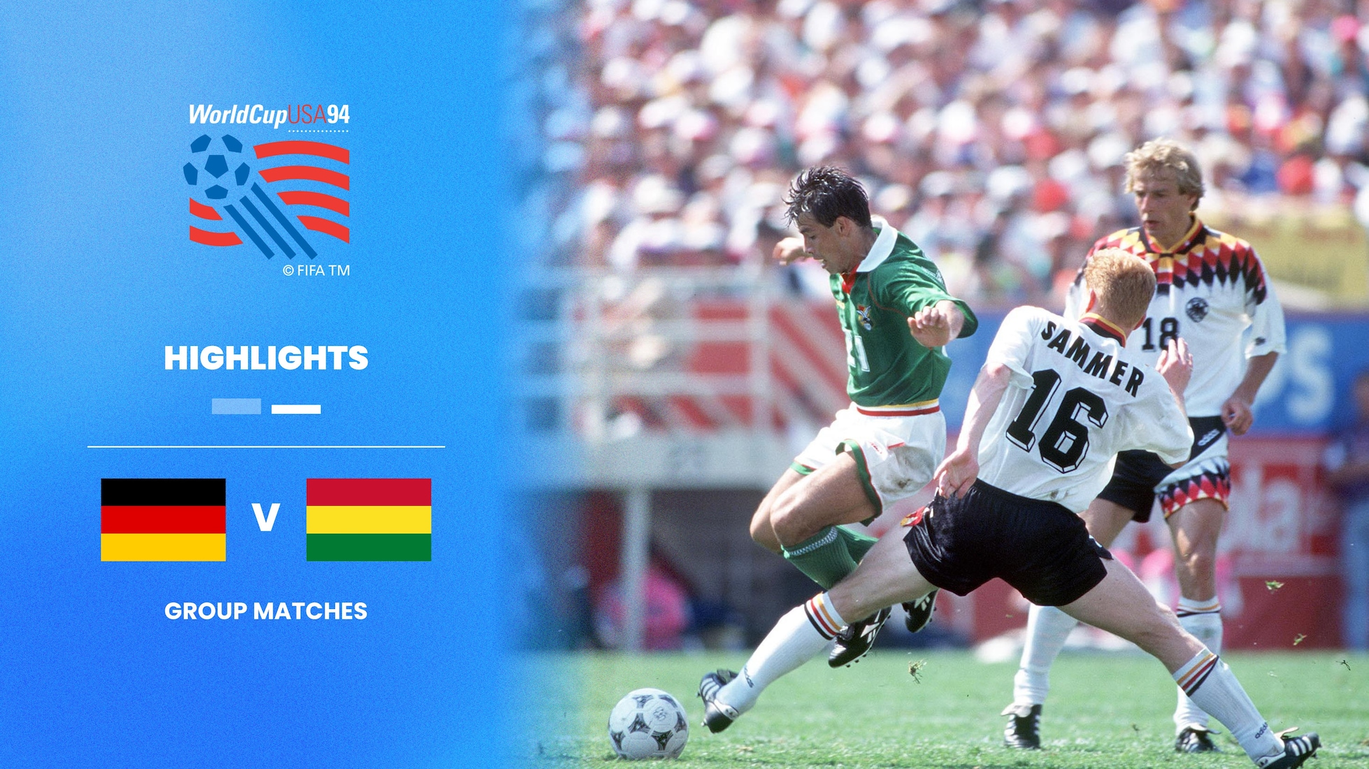 Germany v Bolivia | Group C | 1994 FIFA World Cup USA™ | Highlights
