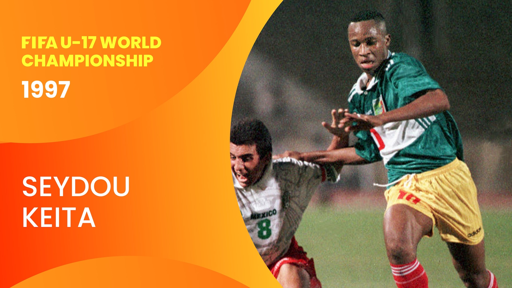 Seydou Keita aos 17 | Campeonato Mundial FIFA Sub-17 de 1997, no Egito