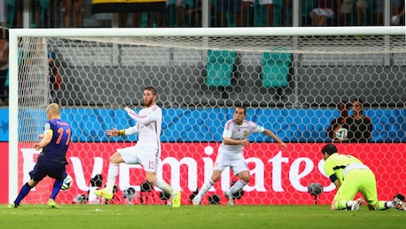 Das Tor von Arjen Robben 79' | Spanien - Niederlande | FIFA Fussball-Weltmeisterschaft Brasilien 2014™