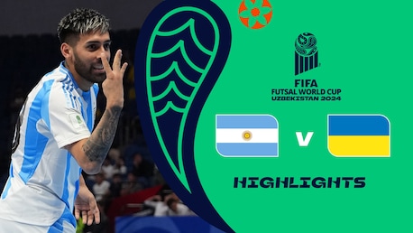 Argentina x Ucrânia | Grupo C | Copa do Mundo de Futsal da FIFA Uzbequistão 2024™ | Melhores momentos