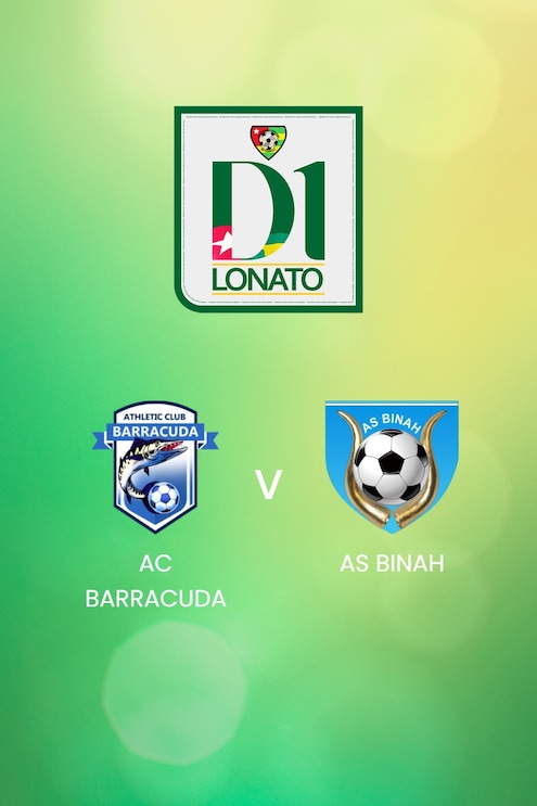 AC Barracuda - AS Binah | Championnat de Première Division D1 2024/25 | Match completo