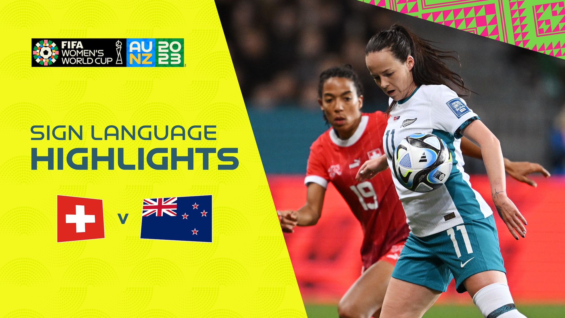 Suíça x Nova Zelândia | Grupo A | Copa do Mundo FIFA Feminina de 2023, em Austrália e Nova Zelândia | Melhores momentos (Linguagem de sinais)