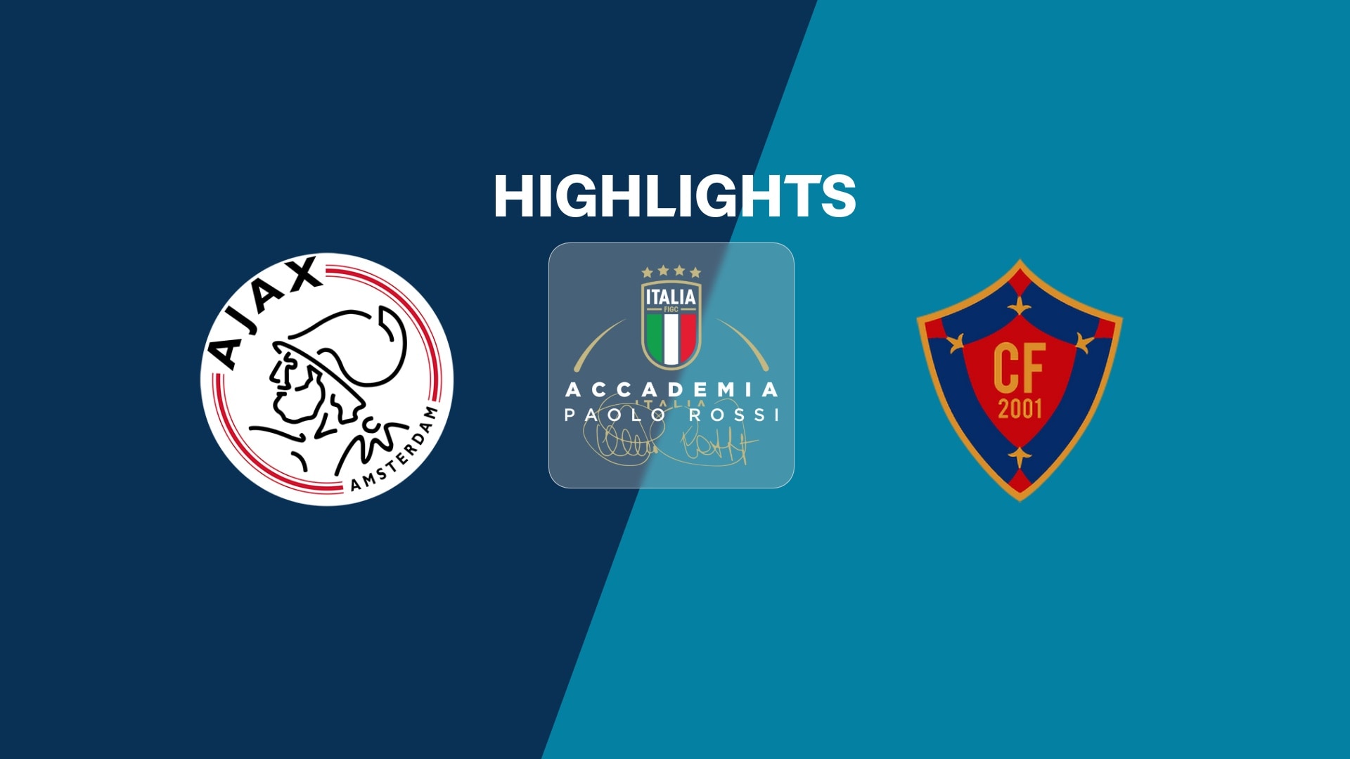 Ajax - CF 2001 | Memorial Paolo Rossi Garçons U-14 2025 | Résumé vidéo