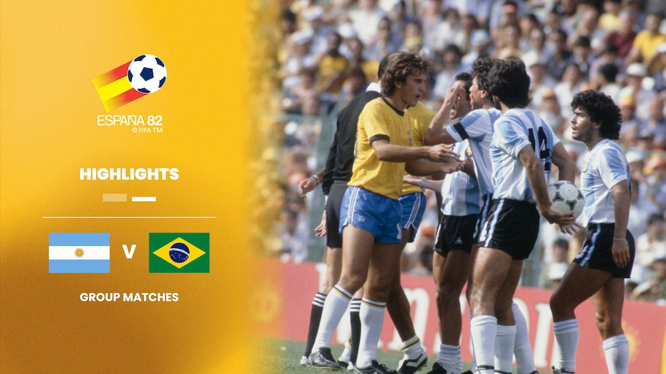 Argentinien - Brasilien | Zweite Runde - Gruppe C | FIFA Fussball-Weltmeisterschaft Spanien 1982™ | Highlights