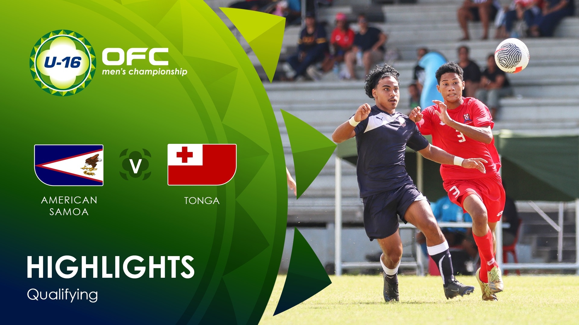 American Samoa v Tonga | OFC U-16 Men's Championship Qualifying | Highlights