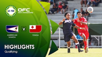 American Samoa v Tonga | OFC U-16 Men's Championship Qualifying | Highlights