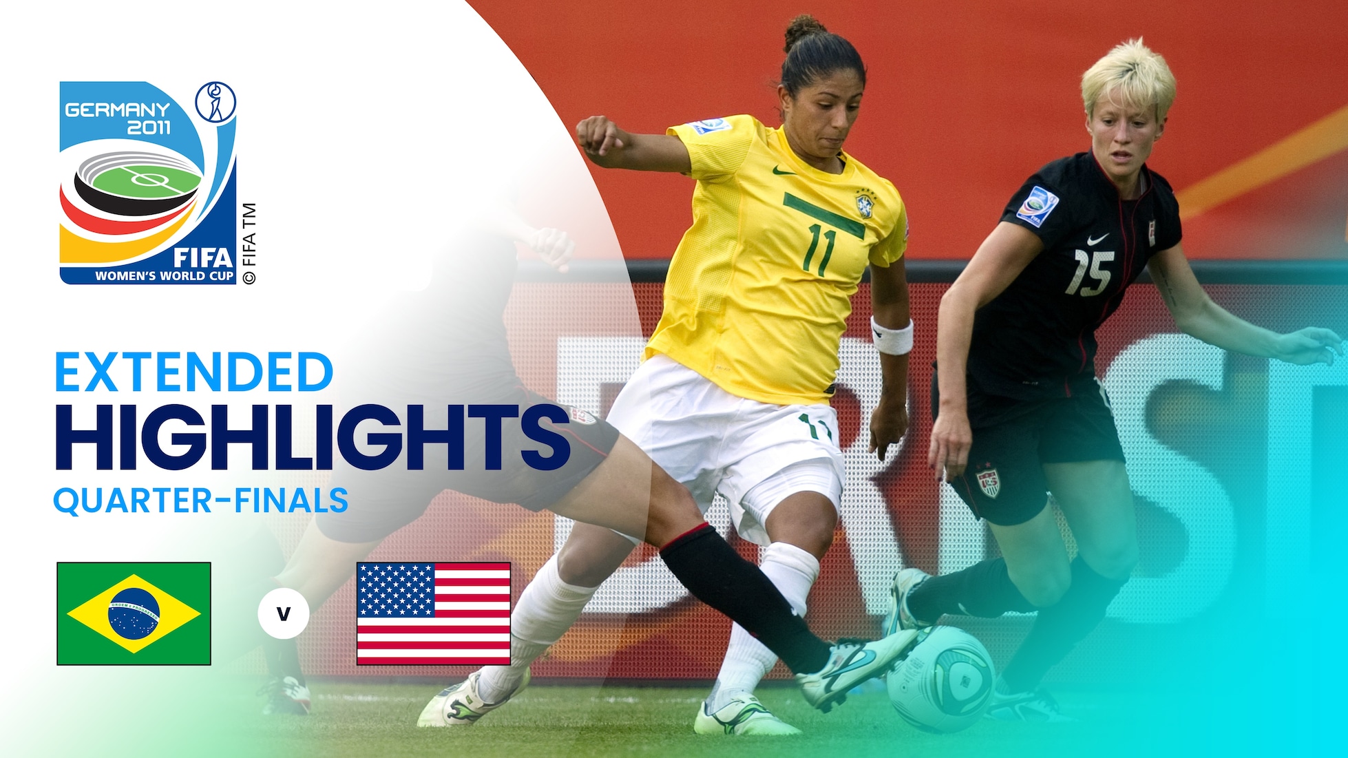 Brasil x Estados Unidos | Quartas de final | Copa do Mundo Feminina da FIFA Alemanha 2011 | Compacto