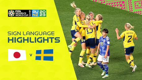 Japan - Schweden | Viertelfinale | FIFA Frauen-Weltmeisterschaft Australien & Neuseeland 2023™ | Highlights (Gebärdensprache)