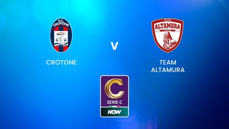 Crotone - Team Altamura | Serie C NOW | Match Complet