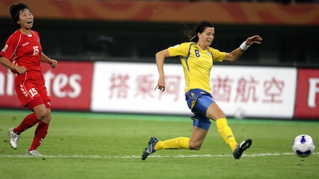 Gol de Lotta Schelin 54' | RDP de Corea vs Suecia | Copa Mundial Femenina de la FIFA China 2007™