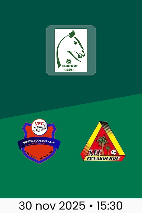 Vitesse FC x Sporting Cascades | Burkina Faso Ligue 1 2025-26