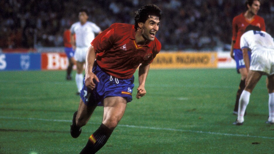 Míchel González Goal 61' | Korea Republic vs Spain | 1990 FIFA World Cup Italy™