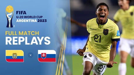 Ecuador - Slowakei | Gruppe B | FIFA U-20-Weltmeisterschaft Argentinien 2023™ | Spiel in voller Länge