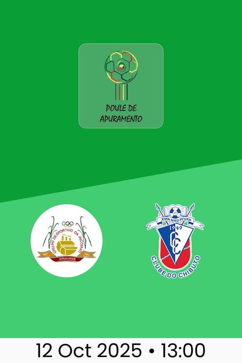 Grupo Desportivo da Incomati v Clube do Chibuto | Poule de Apuramento 2025